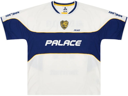 PALACE FW24 Palamat徽标印花休闲白色球衣男女同款足球T恤。 P27ES003 Buy PALACE FW24 Palamat徽标印花休闲白色球衣男女同款足球T恤。 P27ES003