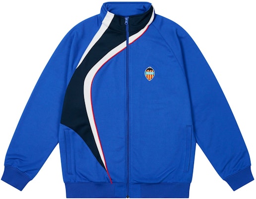 PALACE FW24 Palencia Blue Track Jacket High Collar Logo Embroidery Unisex Casual Wear P27JK044 Buy PALACE FW24 Palencia Blue Track Jacket High Collar Logo Embroidery Unisex Casual Wear P27JK044