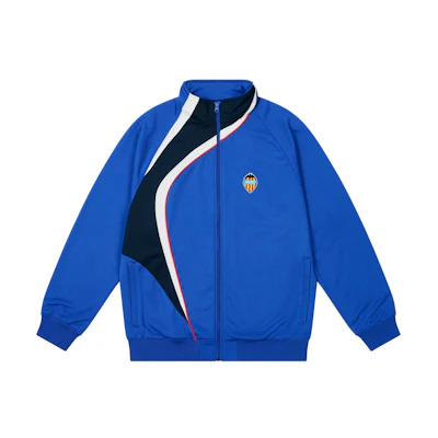 PALACE FW24 Palencia Blue Track Jacket High Collar Logo Embroidery Unisex Casual Wear P27JK044