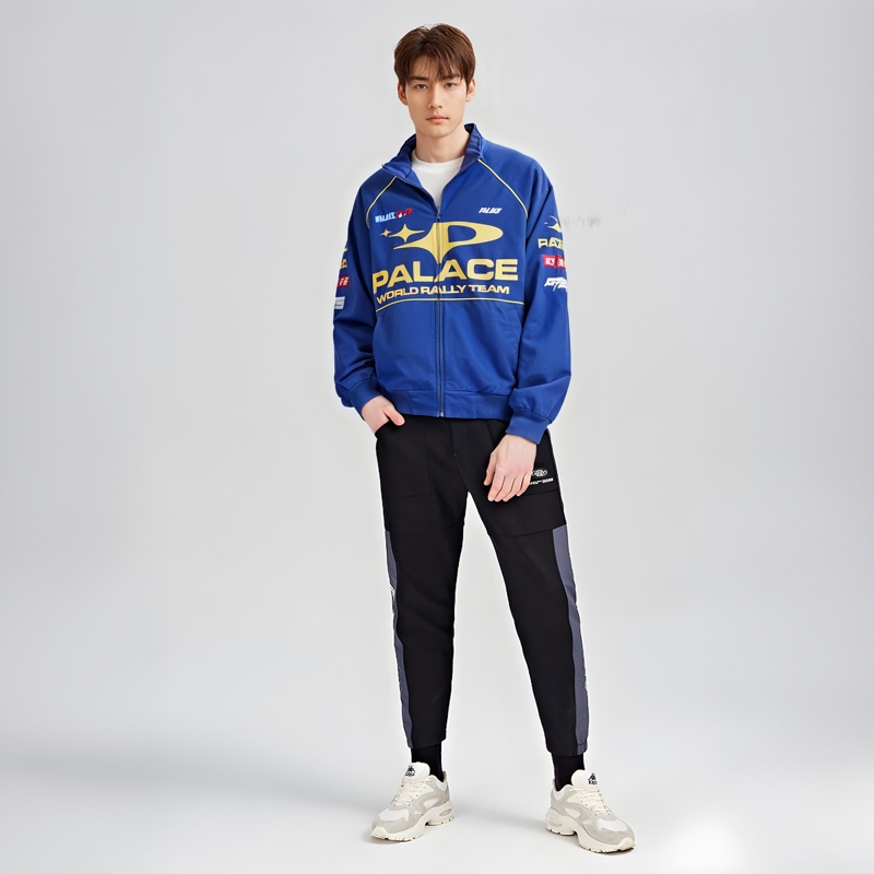 Purchase PALACE FW24 Pally Rally 蓝色拉链夹克 男女同款标志设计外套. P27JK013
