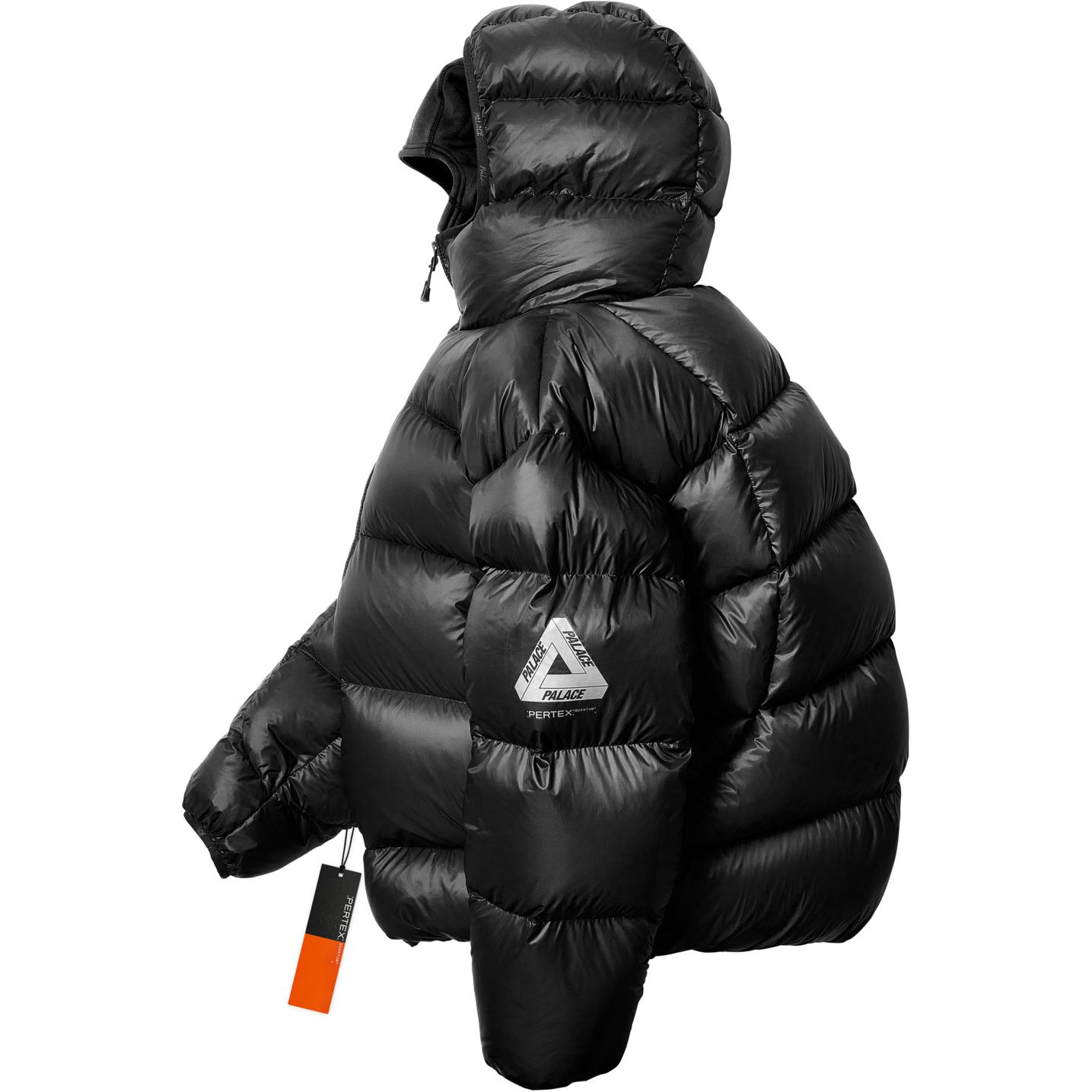 Purchase PALACE FW24 Jaket Puffer Pertex Balaclava Hitam Unisex dengan Cetakan Logo P27JK052