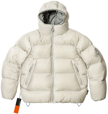 Jaket Balaclava Puffer PALACE FW24 Kelabu Unisex dengan Cetakan Logo. P27JK053 Details for Jaket Balaclava Puffer PALACE FW24 Kelabu Unisex dengan Cetakan Logo. P27JK053