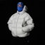 Sizing Jaket Balaclava Puffer PALACE FW24 Kelabu Unisex dengan Cetakan Logo. P27JK053