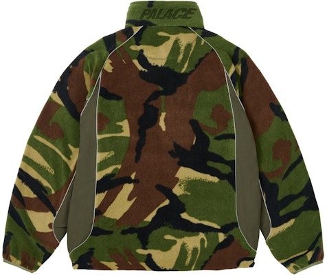 PALACE FW24 Polartec 3M Track Jacket Unisex Camouflage Zip-Up Fleece Jacket. P27JK014 Lookbook PALACE FW24 Polartec 3M Track Jacket Unisex Camouflage Zip-Up Fleece Jacket. P27JK014