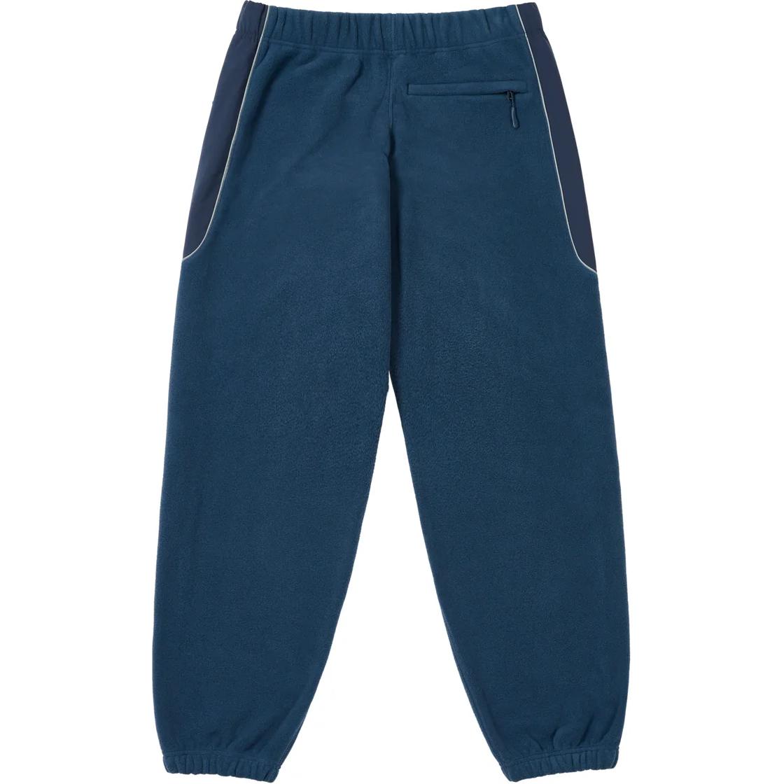 Lookbook PALACE FW24 Polartec 男女同款蓝色针织弹性裤脚运动裤. P27JG017