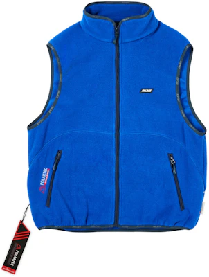 PALACE FW24 Polartec蓝色拉链口袋Logo男女休闲马甲. P27JK003 Buy PALACE FW24 Polartec蓝色拉链口袋Logo男女休闲马甲. P27JK003