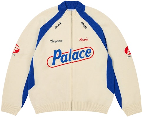 PALACE FW24 RAPHA Letter Graphic Zip Knit Sweater White Unisex Off-White P27KW017 Buy PALACE FW24 RAPHA Letter Graphic Zip Knit Sweater White Unisex Off-White P27KW017