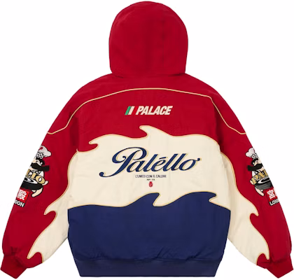 Palace FW24红色连帽拉链外套 带标志和罗纹饰边 男女通用 P27JK094 Lookbook Palace FW24红色连帽拉链外套 带标志和罗纹饰边 男女通用 P27JK094