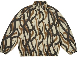 PALACE FW24 Ripstop Cotton Zip Jacket Brown Embroidered Utility Casual Unisex P27JK004 PALACE FW24 Ripstop Cotton Zip Jacket Brown Embroidered Utility Casual Unisex P27JK004