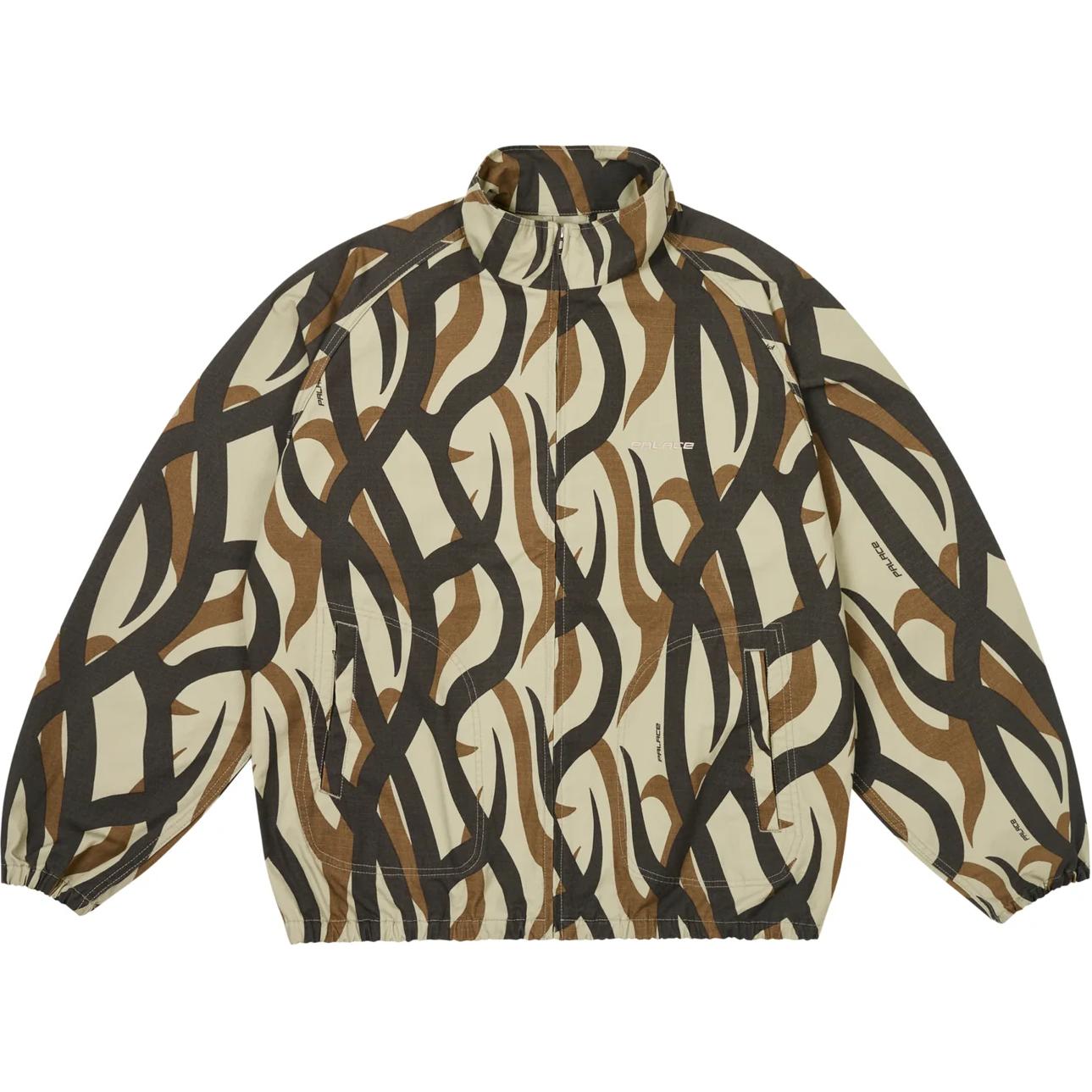 Order Chaqueta Unisex Casual Utility de Algodón Ripstop Marrón Bordada PALACE FW24. P27JK004