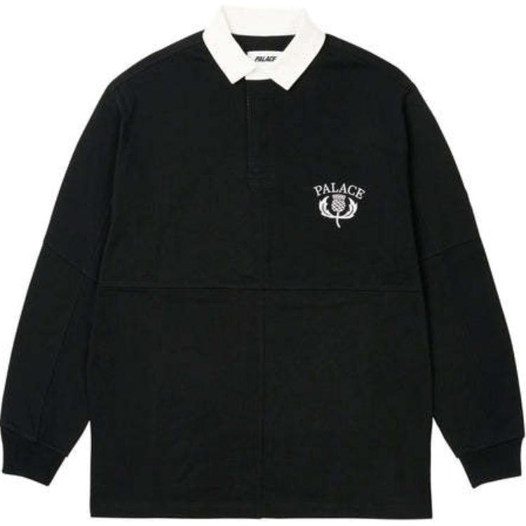 palace-fw-24-thistle-rugby-black-embroidered-logo-long-sleeve-polo-unisex-p27-es-035