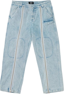 PALACE FW24 拉链飞行标志多口袋牛仔裤 男女款 - 蓝色 P27T002 Lookbook PALACE FW24 拉链飞行标志多口袋牛仔裤 男女款 - 蓝色 P27T002