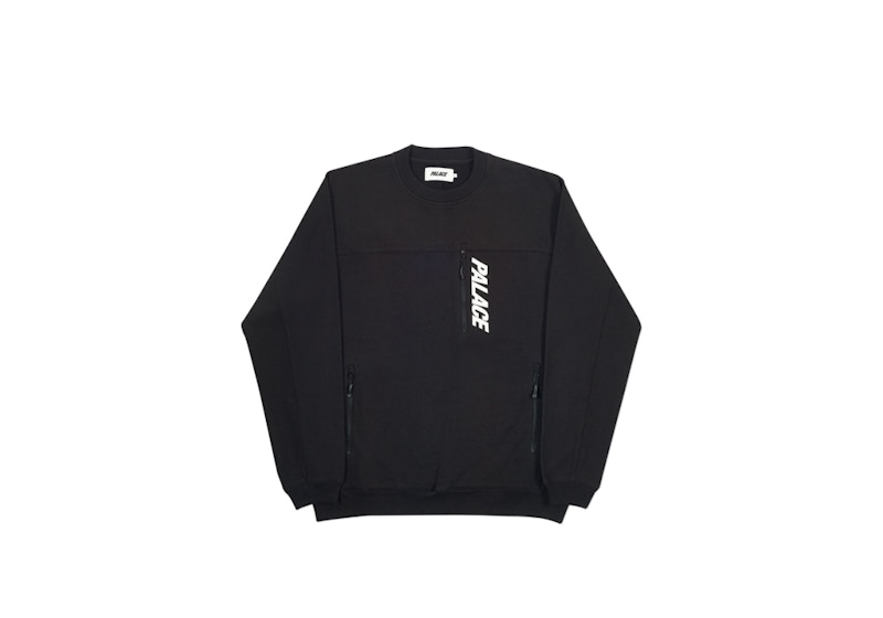 Palace Garage Crew Black