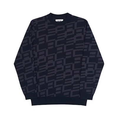 Palace Geo Knit Black/Grey