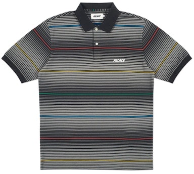 palace-ghost-stripe-polo-black