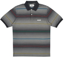 Palace Ghost Stripe Polo Black Palace Ghost Stripe Polo Black