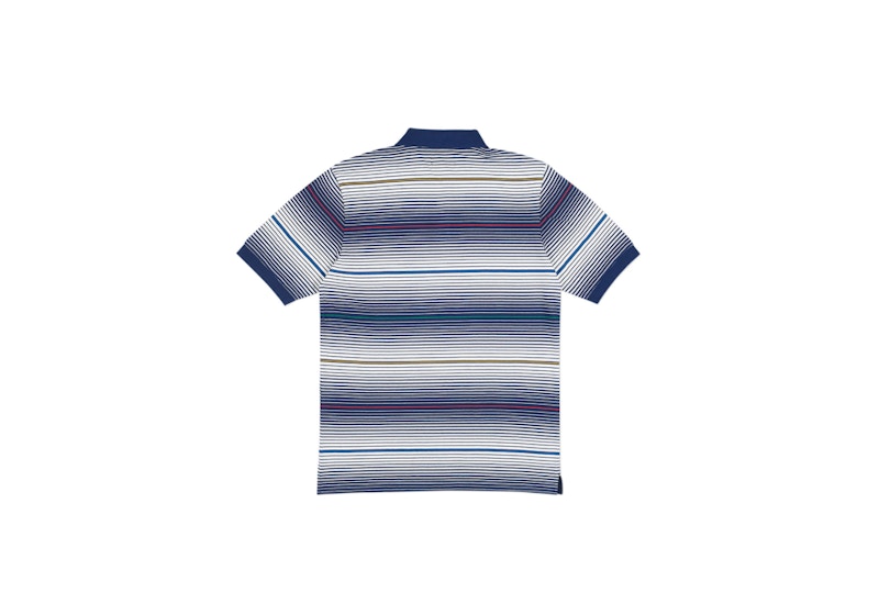 Palace Ghost Stripe Polo Navy 圖 2