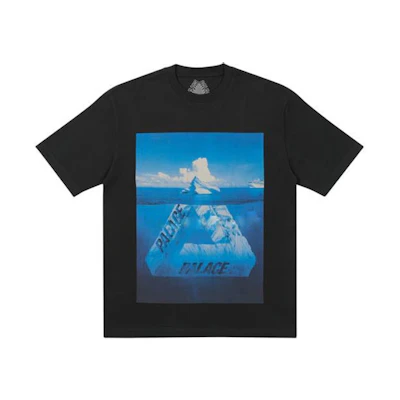 PALACE Glacier Black T-Shirt Unisex Couple Style. P21TS180