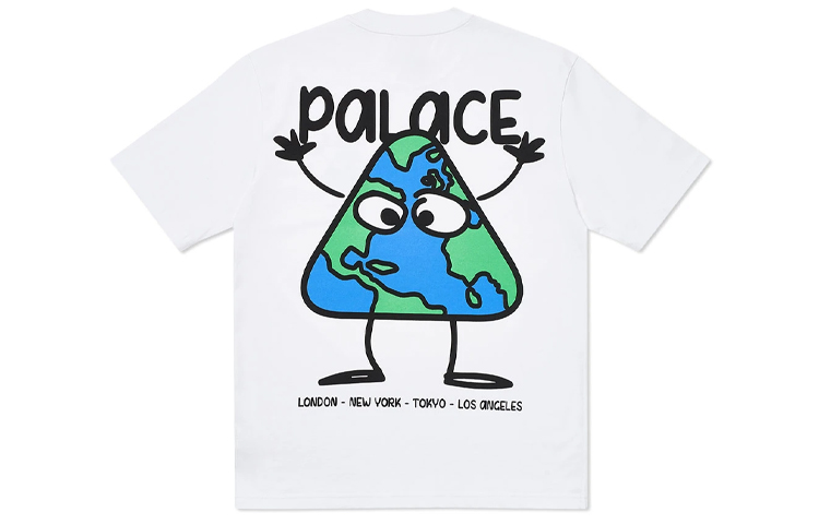PALACE Globlerone Graphic Print Unisex T-Shirt P18TS150 圖 4