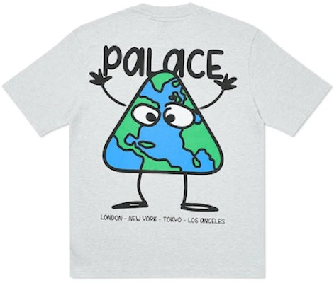 Camiseta Palace Globlerone Gris Marl Order Camiseta Palace Globlerone Gris Marl