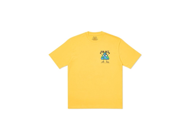 Palace Globlerone T-Shirt Yellow