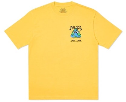 palace-globlerone-t-shirt-yellow
