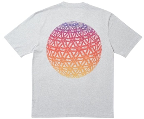 Palace Globular T-Shirt Grey Marl Order Palace Globular T-Shirt Grey Marl