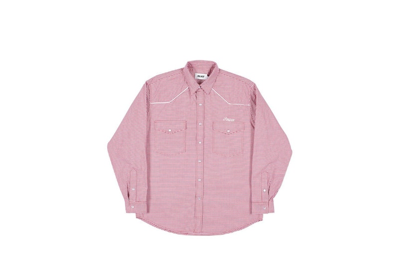 Buy 팰리스 고잉햄 레드 티셔츠 
