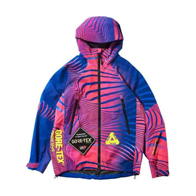 PALACE GTX Vortex Paclite Jacket Pink Floral Pattern Pink Jacket. p15gt003
