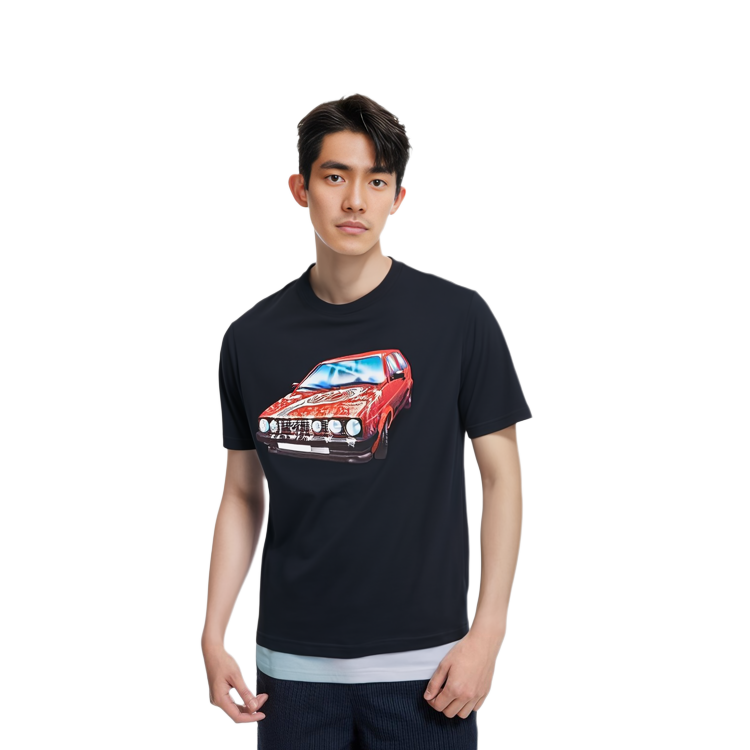 PALACE Graphic Print Black Crewneck Short Sleeve T-Shirt for Men P18TS074 圖 3