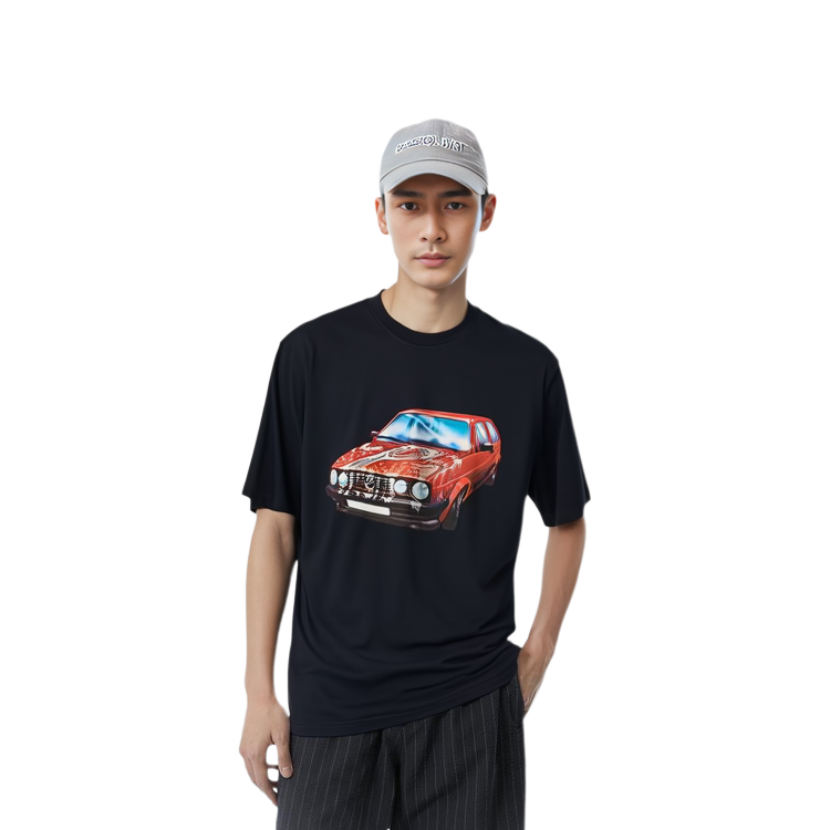 PALACE Graphic Print Black Crewneck Short Sleeve T-Shirt for Men P18TS074 圖 7