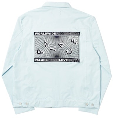 Palace Griddle Shell Jacket Light Blue Order Palace Griddle Shell Jacket Light Blue