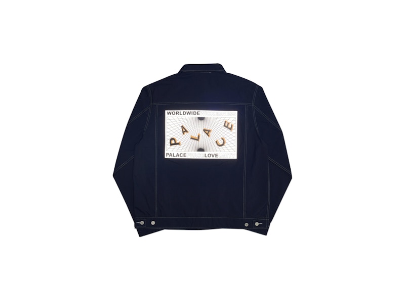 Palace Griddle Shell Jacket Navy 圖 3