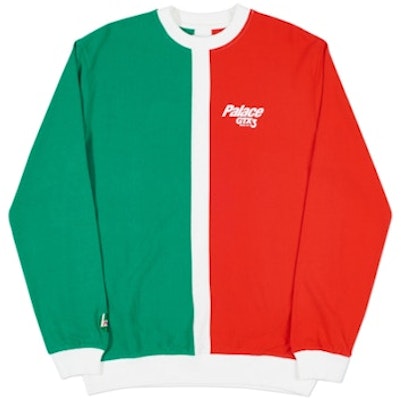 Palace Gtx Splitter Crew Green/White/Red Buy Palace Gtx Splitter Crew Green/White/Red