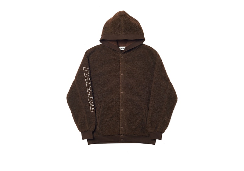Palace H-Pile Hood Brown