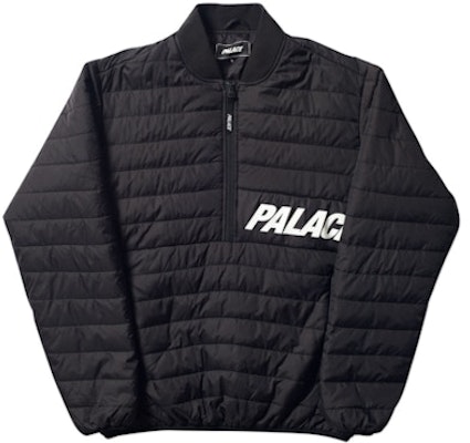 Palace Half Zip Packer Black/Black Buy Palace Half Zip Packer Black/Black