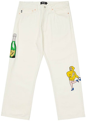 PALACE ハンドバッグ バギーズ ホワイト ストレートジーンズ ユニセックス P20D026 Buy PALACE ハンドバッグ バギーズ ホワイト ストレートジーンズ ユニセックス P20D026