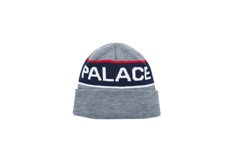 Buy パレス ハンドル ビーニー (グレー/紺/白/赤)
