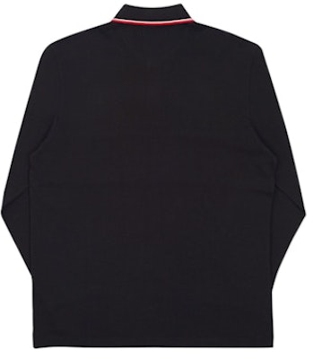 Palace Handle Longsleeve Polo Black Order Palace Handle Longsleeve Polo Black