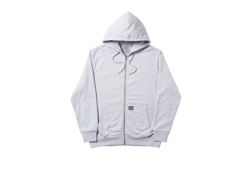 Buy Sudadera con Capucha Palace Hardware Gris Marl con Cremallera.