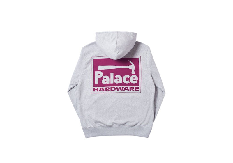 Palace Hardware Zip Hood Grey Marl 圖 2