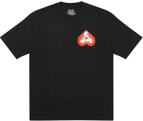 PALACE HEARTY T-SHIRT BLACK Buy PALACE HEARTY T-SHIRT BLACK