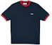 Buy Palace Heavy Ringer T-Shirt Navy/Merah