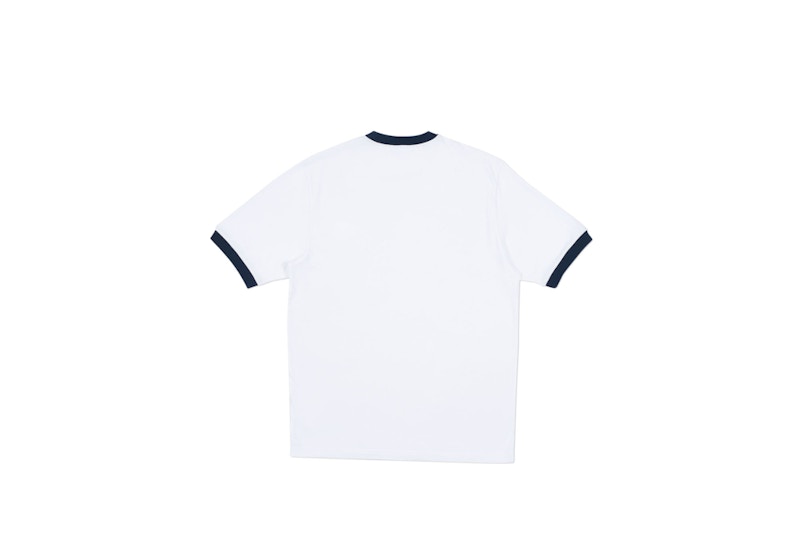 Palace Heavy Ringer T-Shirt White/Black 圖 2