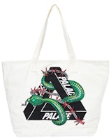 Palace Hesh Denim Tote Bag White Palace Hesh Denim Tote Bag White