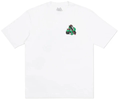 PALACE Hesh Mit Fresh Snake ロゴ ユニセックス ホワイト Tシャツ PAL-FW20-01 Lookbook PALACE Hesh Mit Fresh Snake ロゴ ユニセックス ホワイト Tシャツ PAL-FW20-01