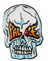 Palace Hesh Pin Badge White Palace Hesh Pin Badge White