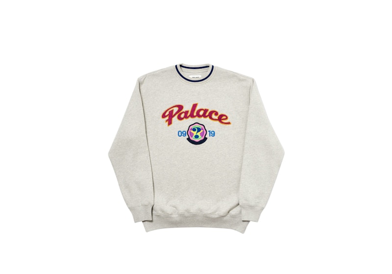 Palace Hi-Sport Crew Grey Marl