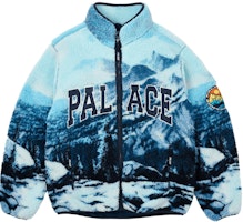 PALACE Holiday Appalachian Funnel Fleece Full-Zip Logo Jacket Unisex. P27JK118 PALACE Holiday Appalachian Funnel Fleece Full-Zip Logo Jacket Unisex. P27JK118