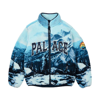 PALACE Holiday Appalachian Funnel Fleece Full-Zip Logo Jacket Unisex. P27JK118